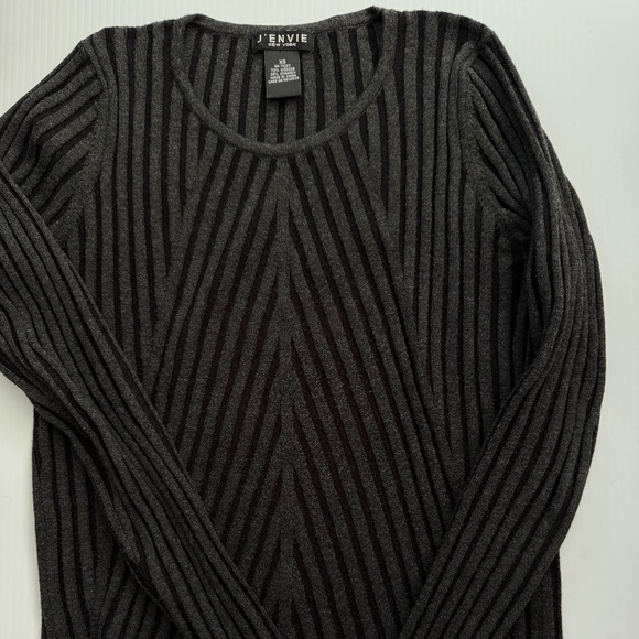 J'Envie Women's Sweater / Black - Charcoal XS - Picture 2 of 7